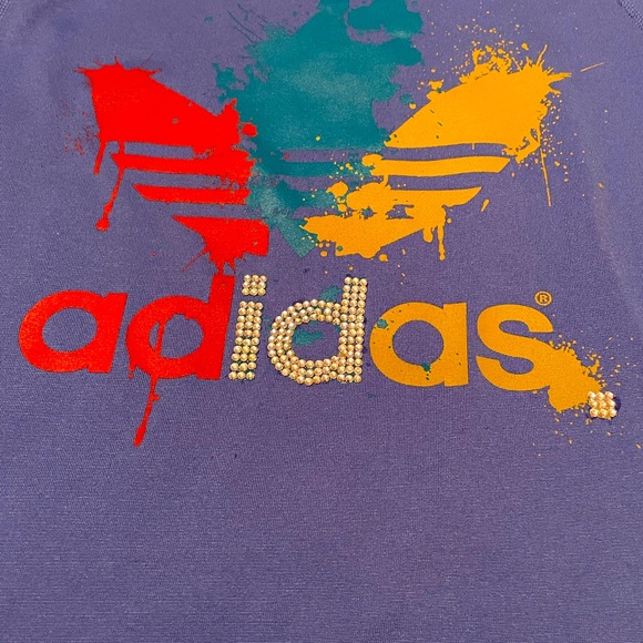 Adidas T-Shirt.  Juniors Large.  Crystallized!!! - Picture 2 of 4